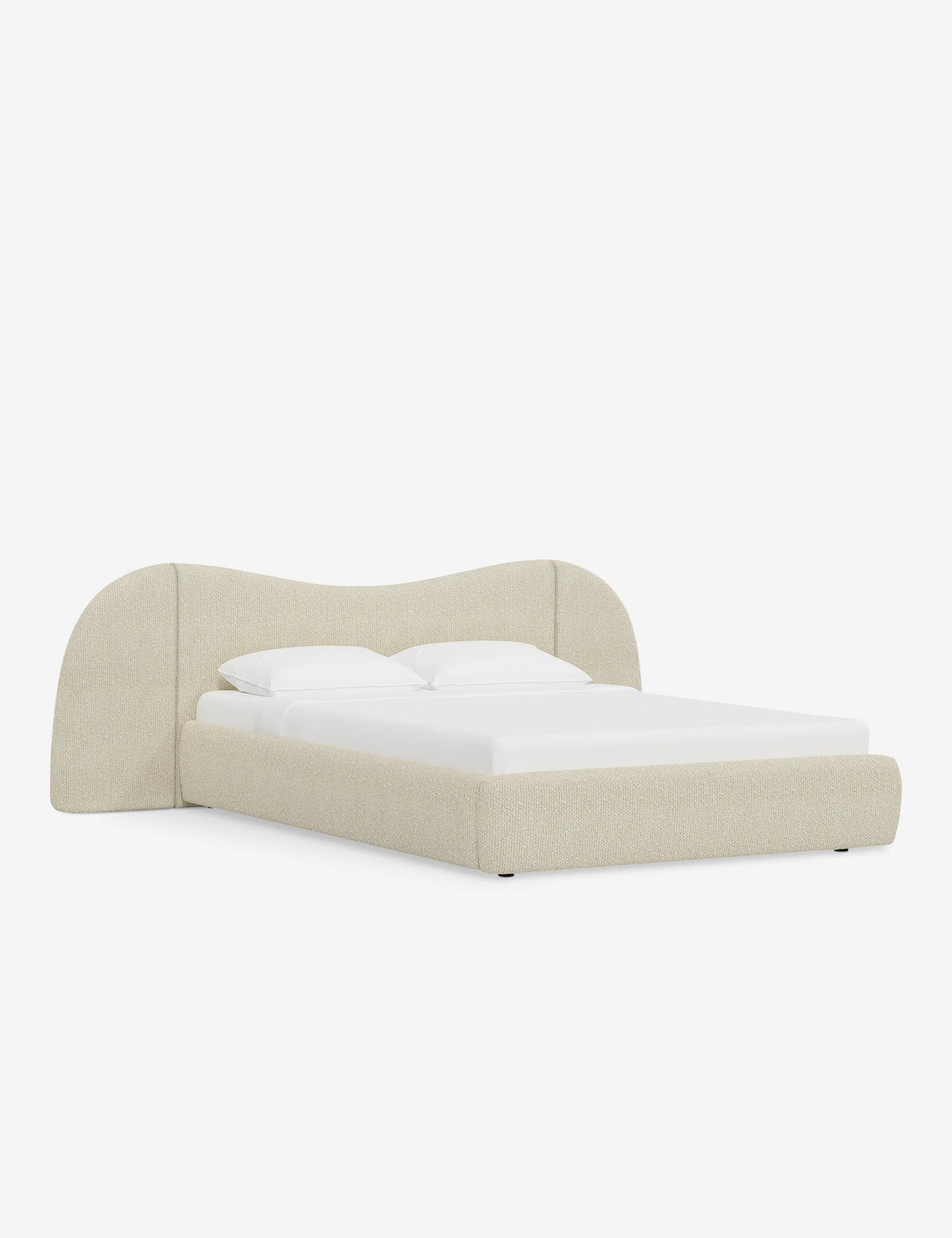 Pat Gladys, material bouclé alb, dimensiuni multiple