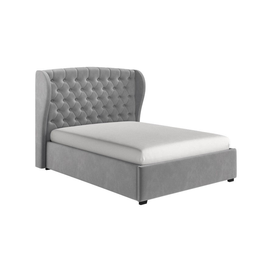 Pat Venetia, material catifelat gri antracit, dimensiuni multiple