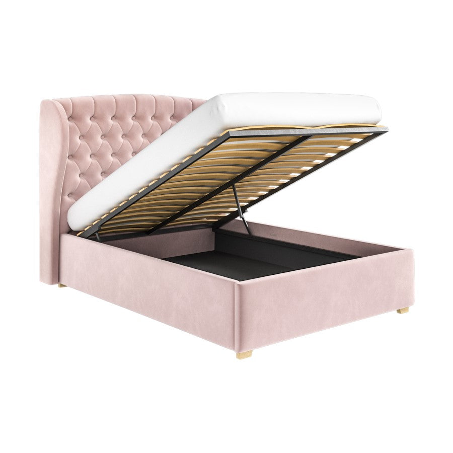 Pat Venetia, material catifelat roz, dimensiuni multiple
