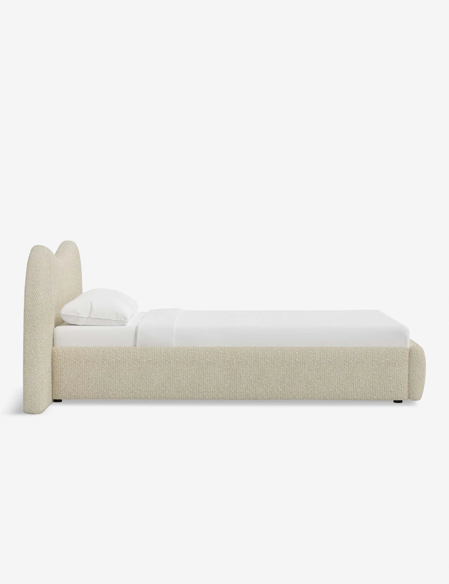 Pat Gladys, material bouclé alb, dimensiuni multiple