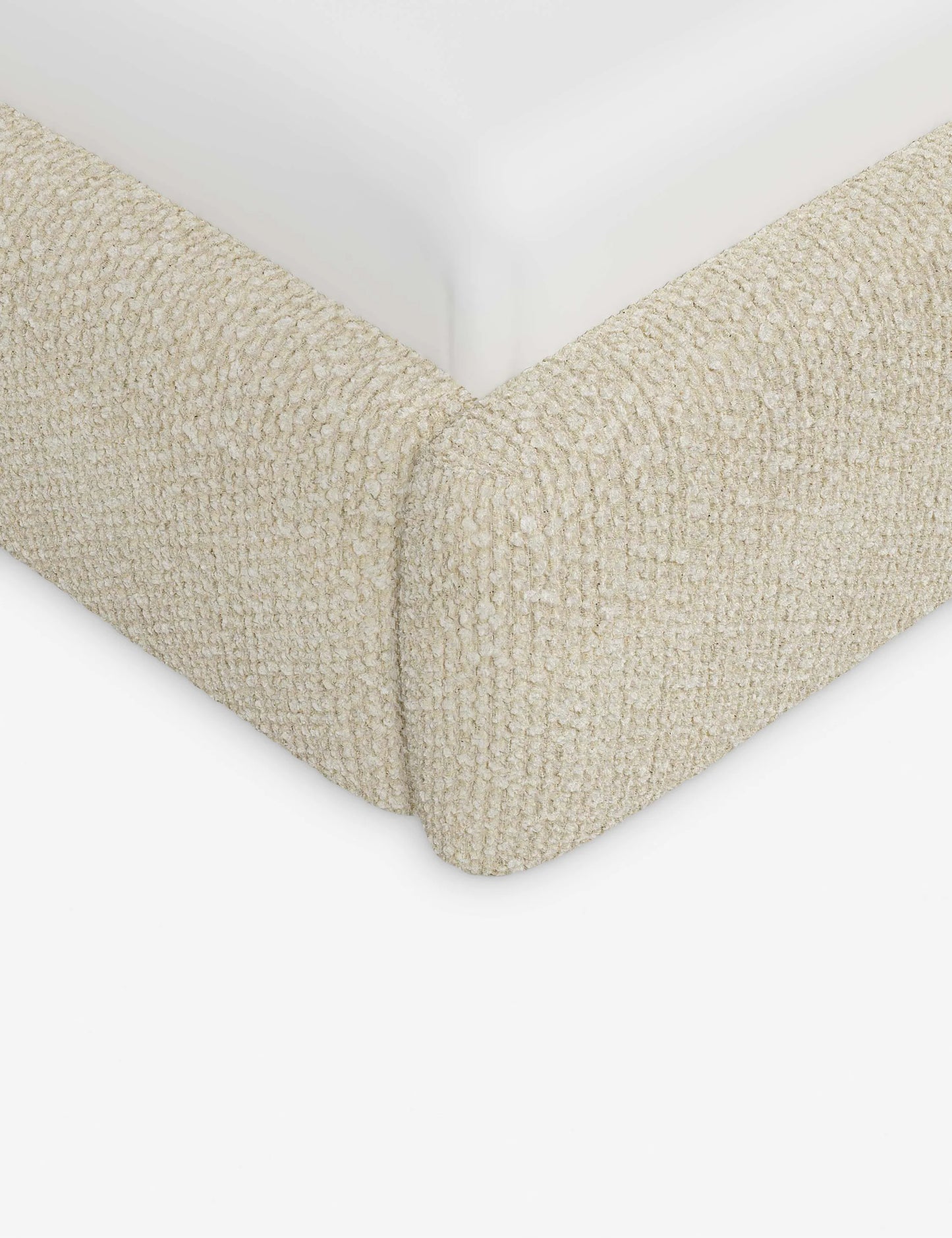 Pat Gladys, material bouclé alb, dimensiuni multiple