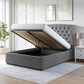 Pat Venetia, material catifelat gri, dimensiuni multiple