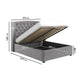 Pat Venetia, material catifelat gri antracit, dimensiuni multiple