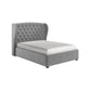 Pat Venetia, material catifelat gri antracit, dimensiuni multiple