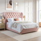 Pat Venetia, material catifelat roz, dimensiuni multiple
