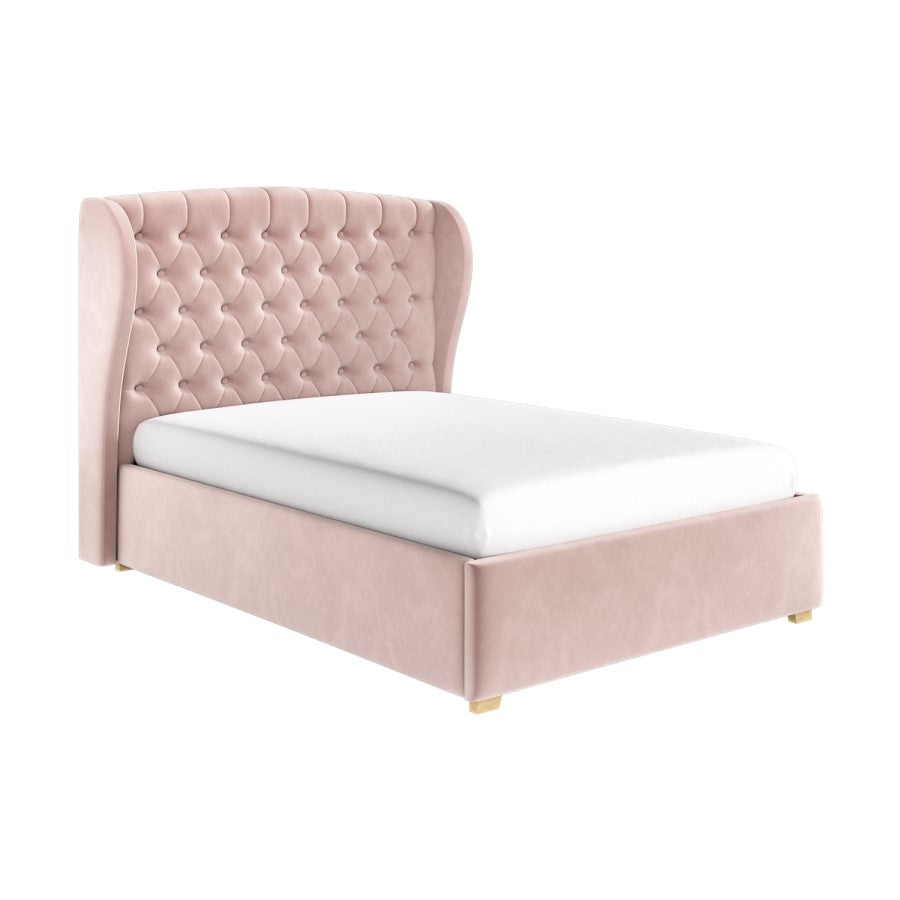 Pat Venetia, material catifelat roz, dimensiuni multiple