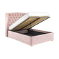Pat Venetia, material catifelat roz, dimensiuni multiple