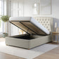 Pat Venetia, material catifelat crem, dimensiuni multiple
