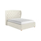 Pat Venetia, material catifelat crem, dimensiuni multiple