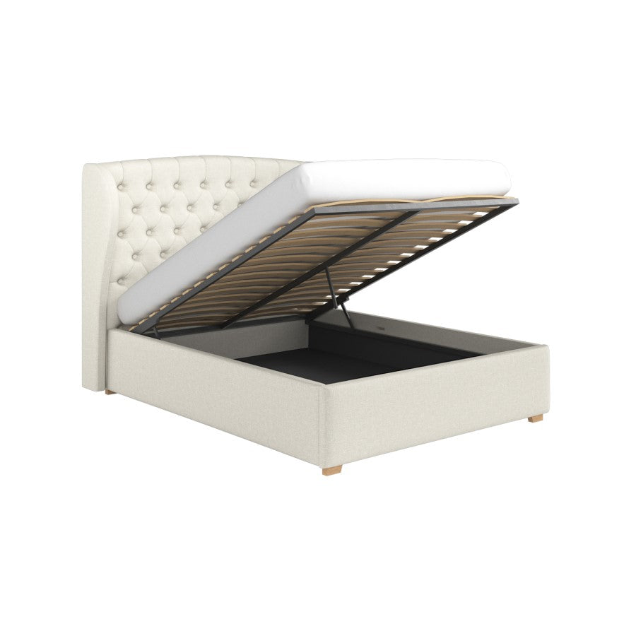 Pat Venetia, material catifelat crem, dimensiuni multiple