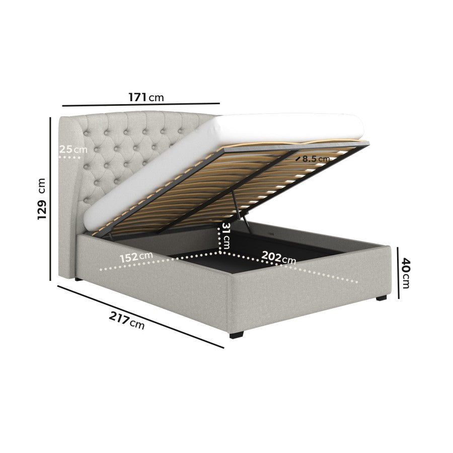Pat Venetia, material catifelat gri, dimensiuni multiple