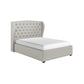 Pat Venetia, material catifelat gri, dimensiuni multiple