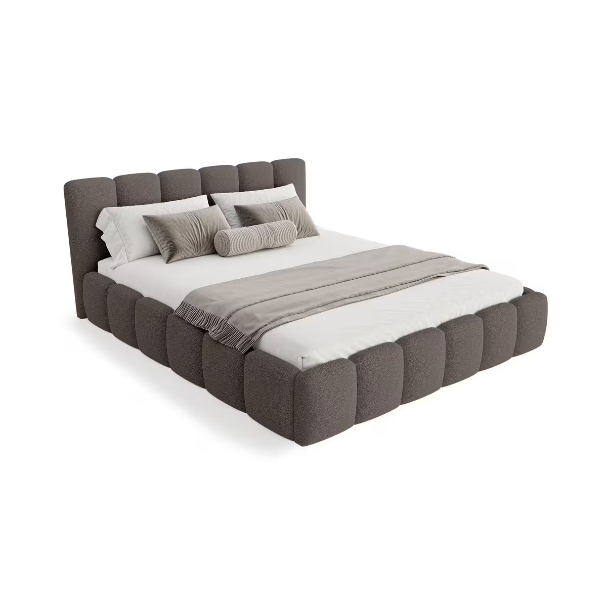 Pat Havana 1B, material bouclé, gri inchis, dimensiuni multiple