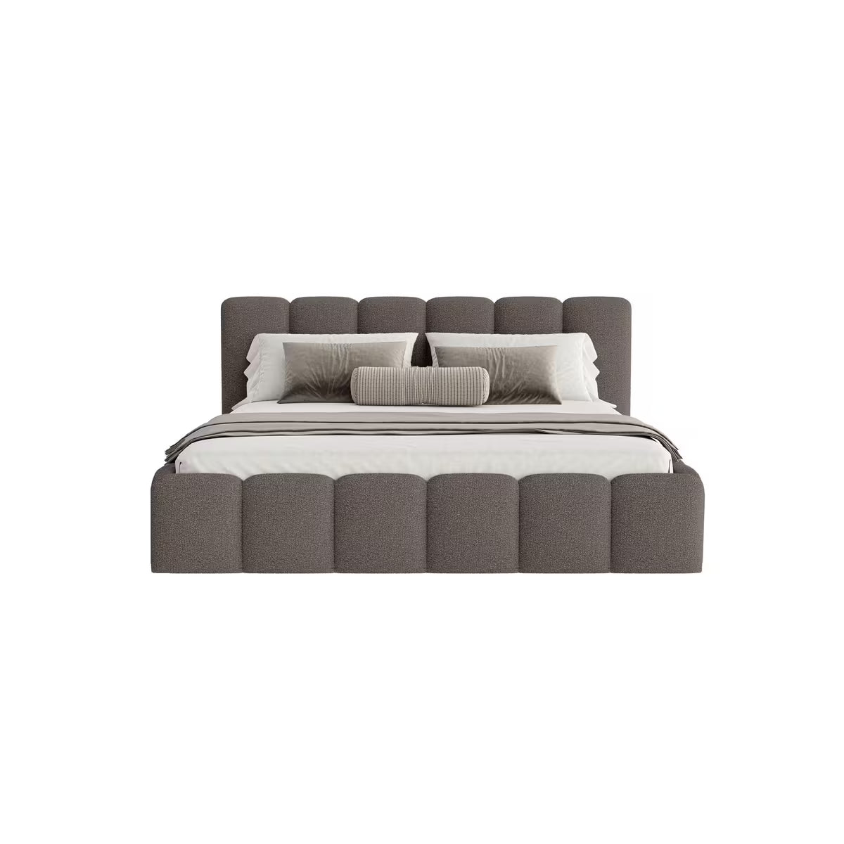 Pat Havana 1B, material bouclé, gri inchis, dimensiuni multiple