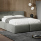Pat matrimonial Imperio, gri, design unic, dimensiuni multiple