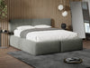 Pat matrimonial Imperio, gri, design unic, dimensiuni multiple