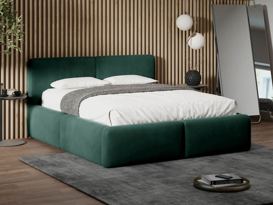 Pat matrimonial Imperio, verde, design unic, dimensiuni multiple